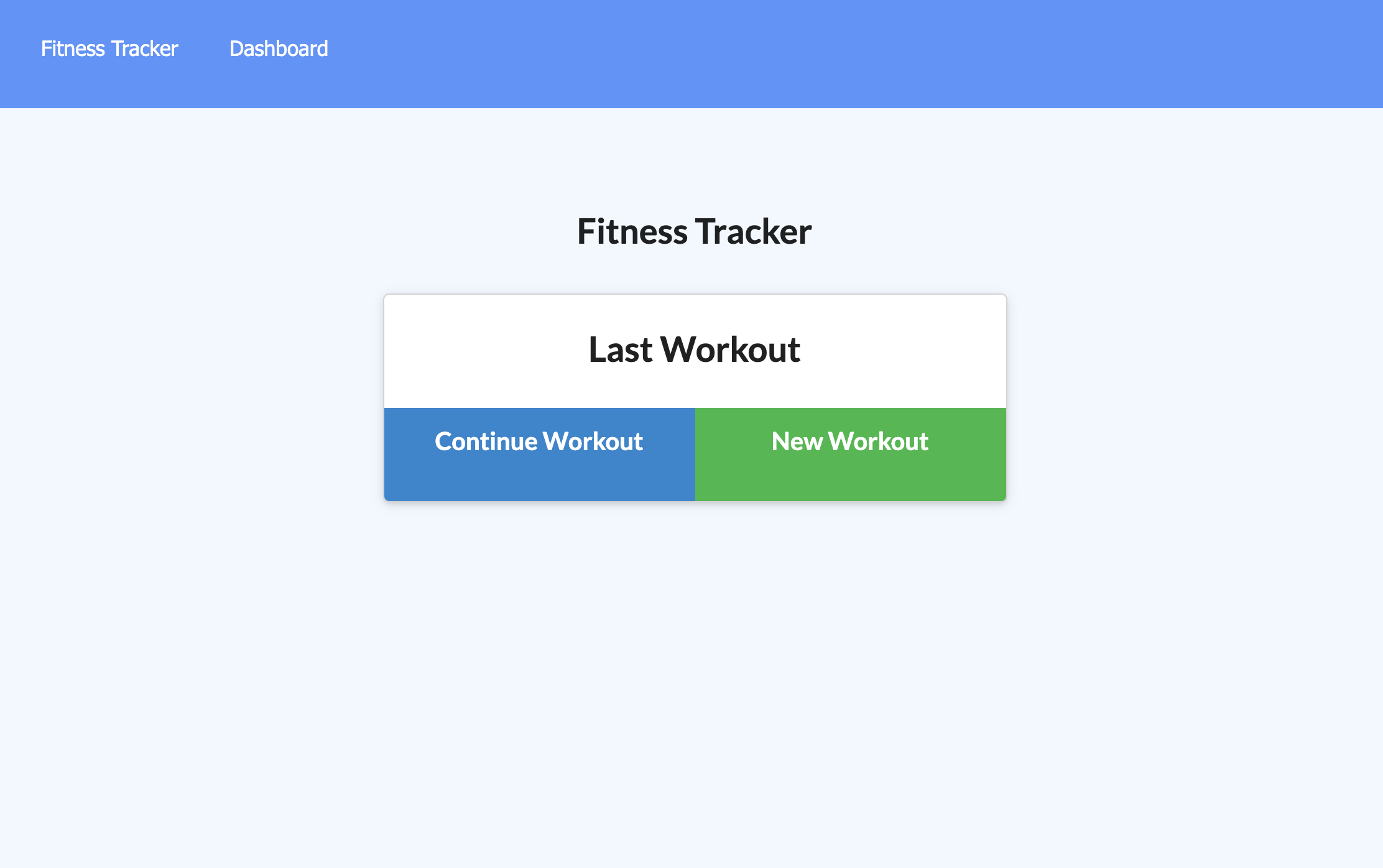 Finished Fitness Tracker.